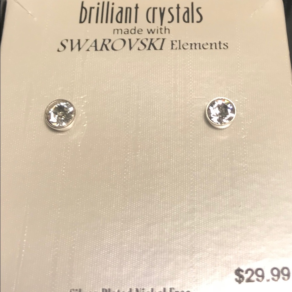 SWAROVSKI EARRINGS- Stunning Brilliance-New In Box